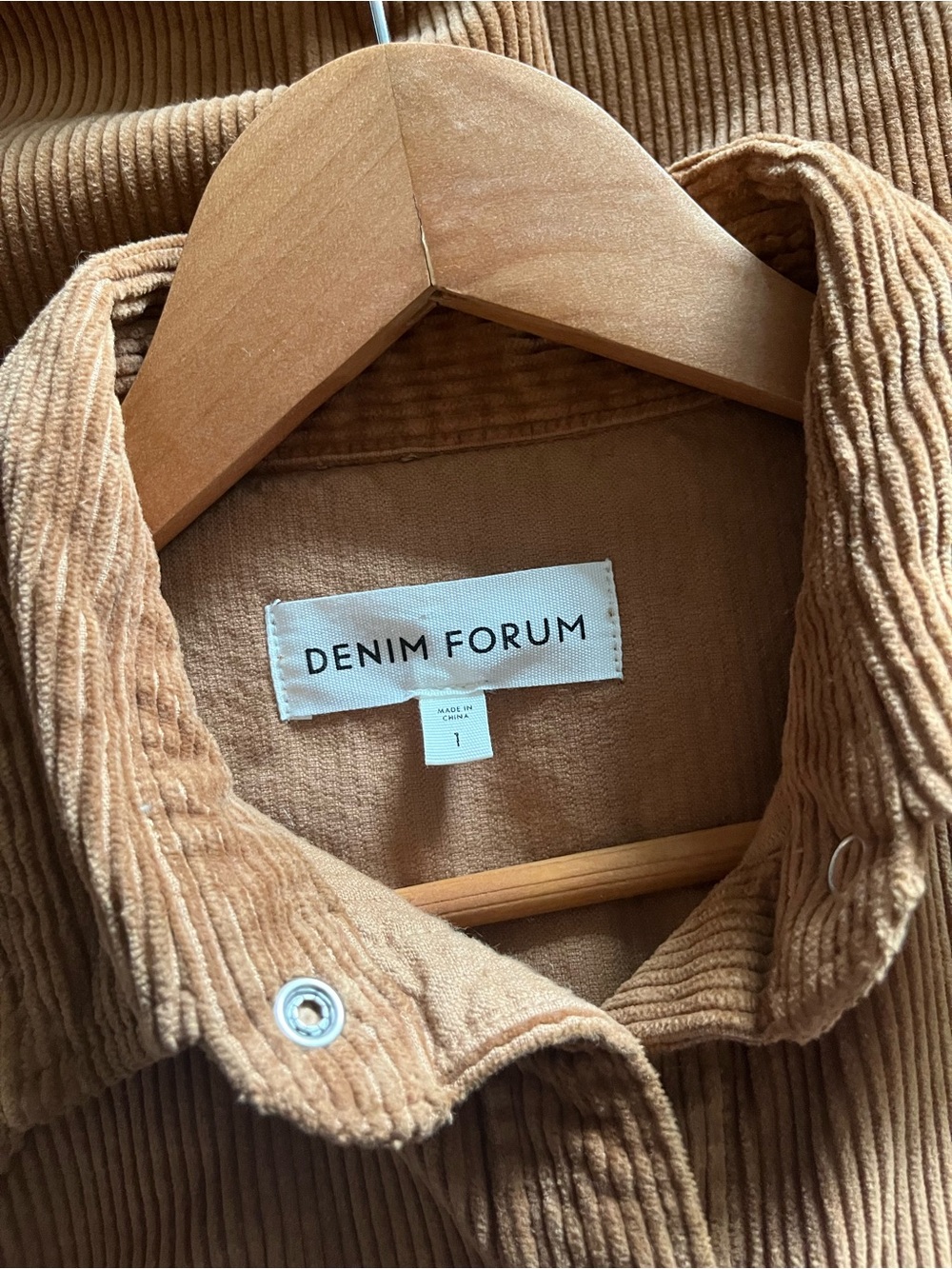 Aritzia Denim Forum Nina corduroy Western Shirt - Picture 4 of 5